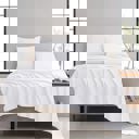 King White Kathy Ireland Twill Weave Luxury 4-Piece Sheet Set