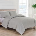 Twin Oxford Bibb Home 1800 Series Egyptian Luxury 3 pc Duvet Cover Set