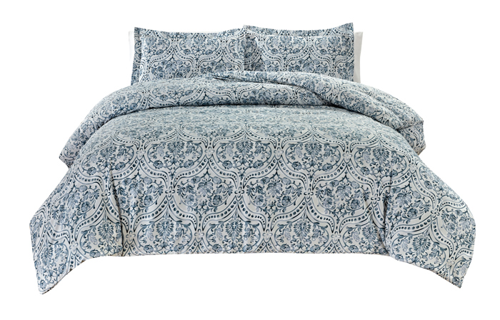 Bibb Home 4 pc Duvet & Down Alternative Comforter Set