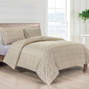 King Melange Bibb Home 4 pc Duvet & Down Alternative Comforter Set