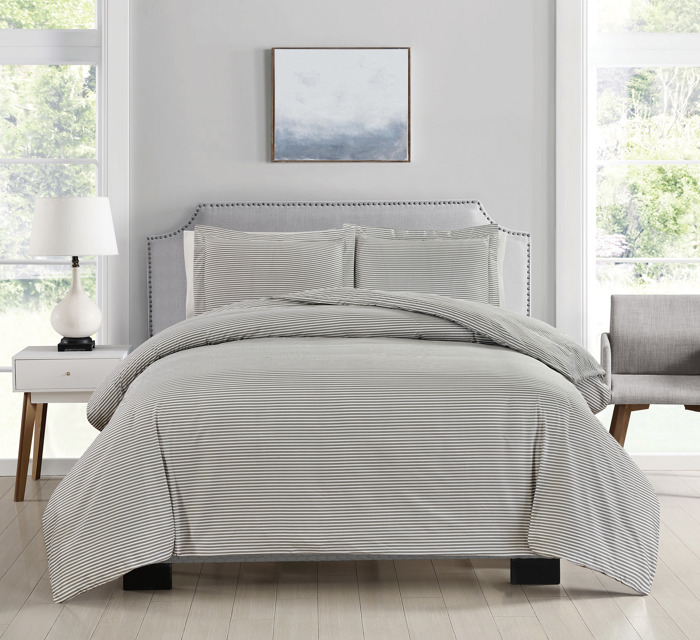 Bibb Home 4 pc Duvet & Down Alternative Comforter Set