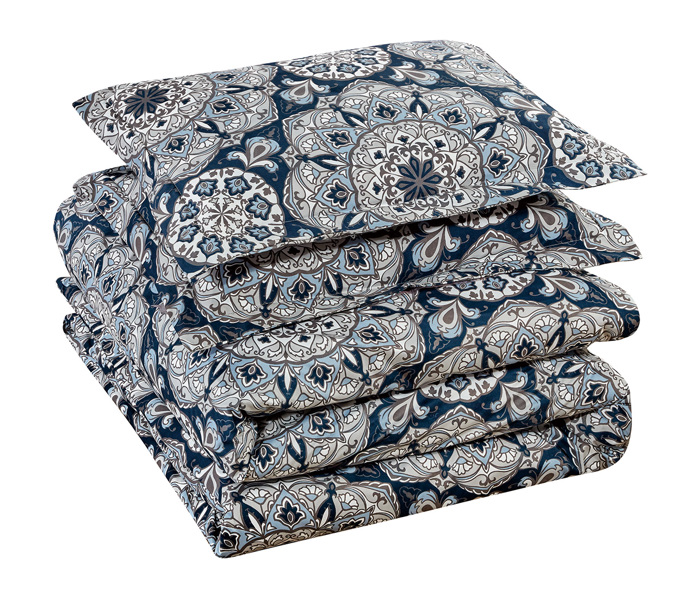 Bibb Home 4 pc Duvet & Down Alternative Comforter Set