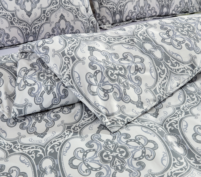 Bibb Home 4 pc Duvet & Down Alternative Comforter Set