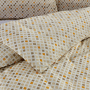 Queen Melange Bibb Home 4 pc Duvet & Down Alternative Comforter Set