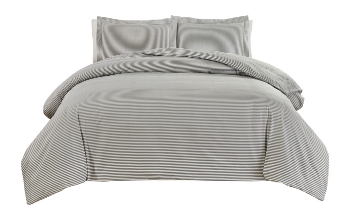 Bibb Home 4 pc Duvet & Down Alternative Comforter Set