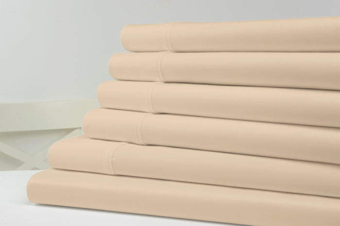 Kathy Ireland 1500 Thread Count Bamboo Cotton 6 pc Sheet Set