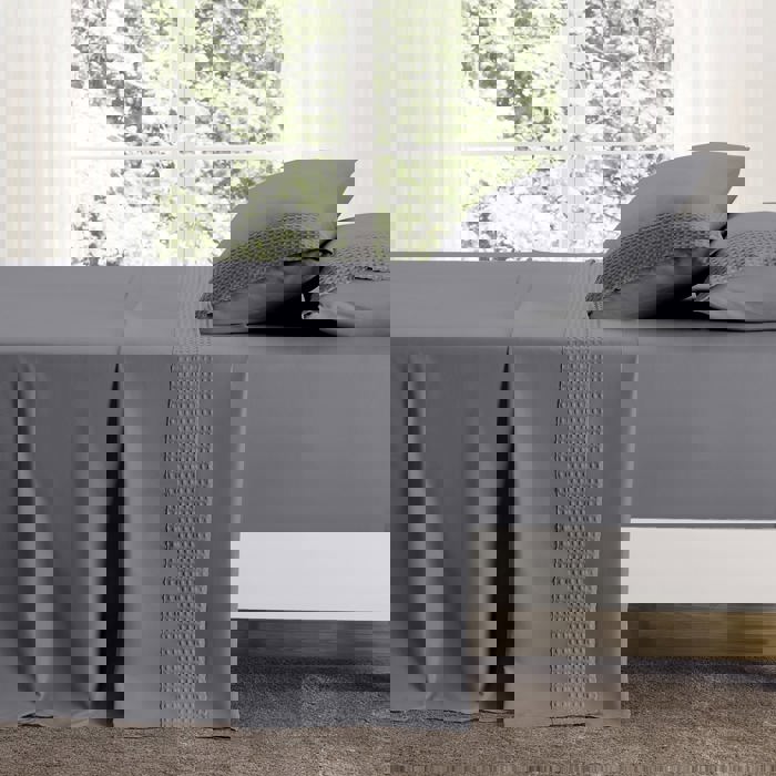 Kathy Ireland 4 Piece Waffle Hem Sheet Set