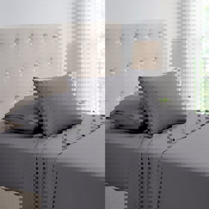 Kathy Ireland 4 Piece Waffle Hem Sheet Set