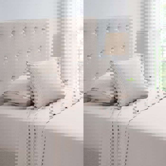 Kathy Ireland 4 Piece Waffle Hem Sheet Set