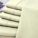Twin Ivory US Army 6 Piece Embossed Check Sheet Set