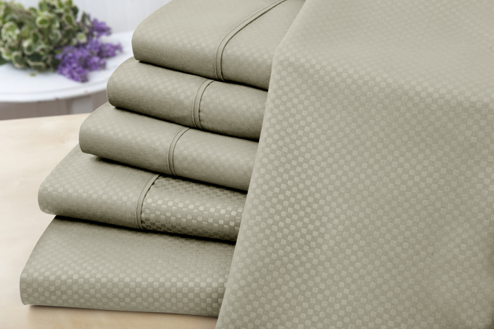 US Army 6 Piece Embossed Check Sheet Set