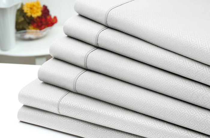 US Army 6 Piece Embossed Greek Key Sheet Set