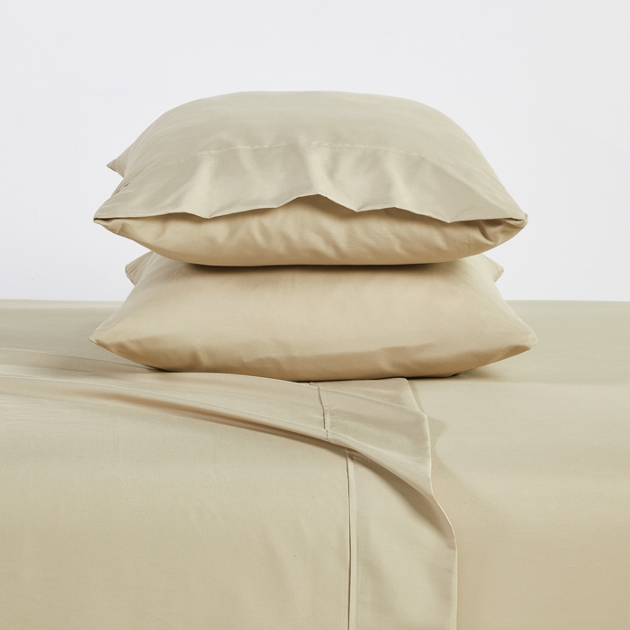 Bibb Home 2000 Count 6-Piece Bamboo Sheet Set with Snug Grip