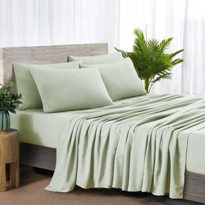 Bamboo 2000 Thread Count 6-Piece Chambray Deep Pocket Sheet Set with Snug Grip