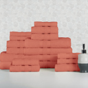 Other Solid Coral Bibb Home 18 Piece Egyptian Cotton Towel Set