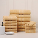 Other Solid Linen Bibb Home 18 Piece Egyptian Cotton Towel Set