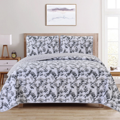 Dan River Reversible Printed Quilt Set (3 Piece)