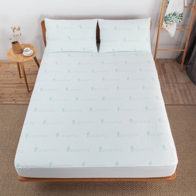 Bibb Home Eucalyptus Infused Scented Waterproof Mattress Pad