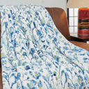 Decorative Throw Eden Kathy ireland Holiday Print Plush Flannel Throw Blanket