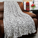 Twin Victoria Kathy ireland Holiday Print Plush Flannel Throw Blanket