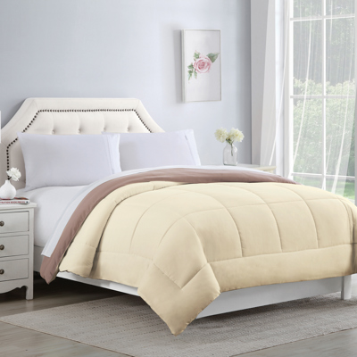 Bibb Home 2-Tone Reversible Down Alternative Comforter