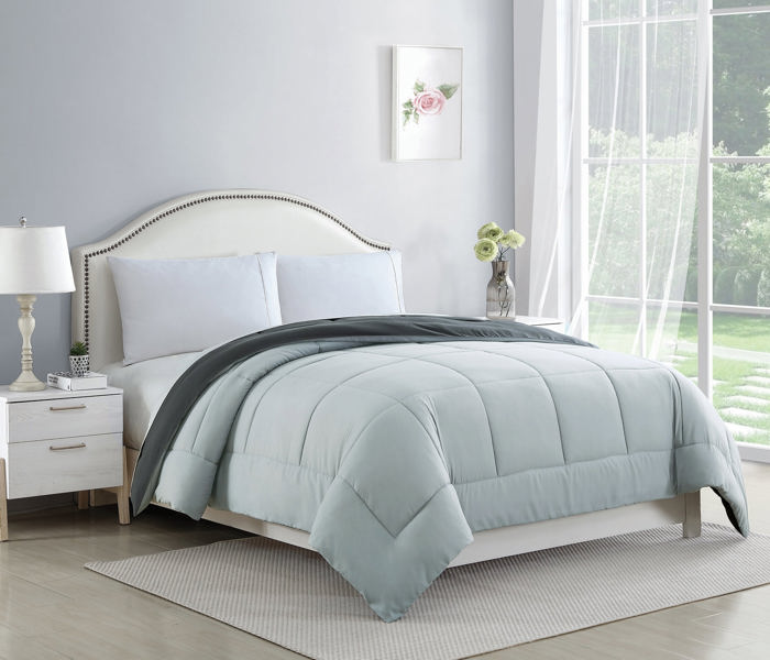 Bibb Home 2-Tone Reversible Down Alternative Comforter