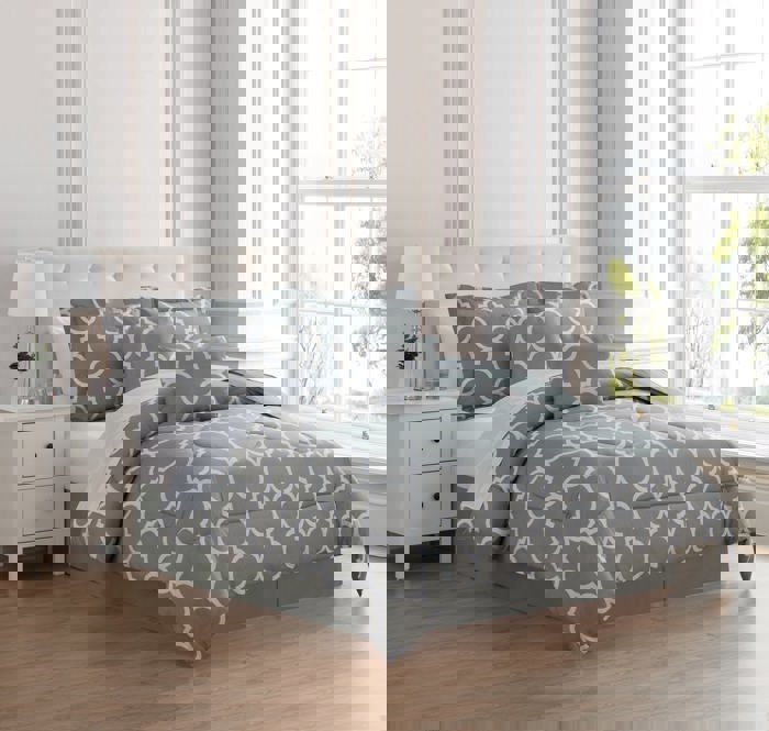 Kathy Ireland 6 Piece Trellis Oversized Comforter Set
