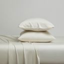 Standard Ivory Kathy Ireland 300 Thread Count Bamboo 2 Piece Pillowcases