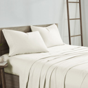 Standard Ivory Kathy Ireland 300 Thread Count Bamboo 2 Piece Pillowcases