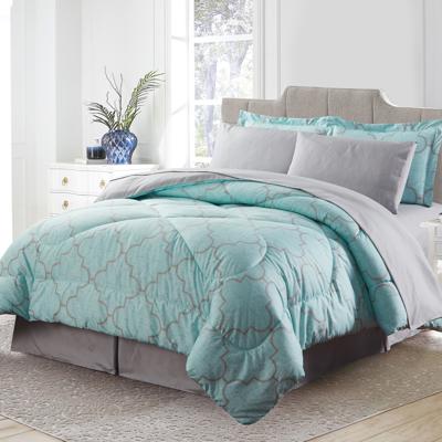 Bibb Home 8 Piece Down Alternative Bed in a Bag Set