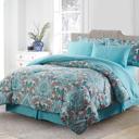 Queen Chelsea Bibb Home 8 Piece Down Alternative Bed in a Bag Set