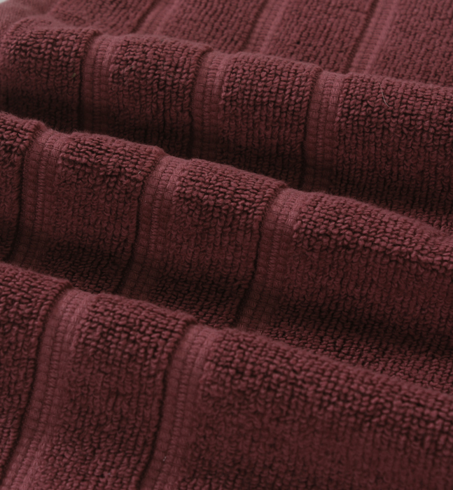 Bibb Home 12 Piece Zero Twist Egyptian Cotton Towel Set
