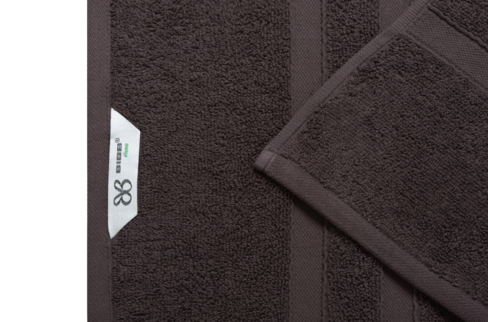 Bibb Home 12 Piece Zero Twist Egyptian Cotton Towel Set