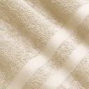 12-piece Ivory Bibb Home 12 Piece Zero Twist Egyptian Cotton Towel Set