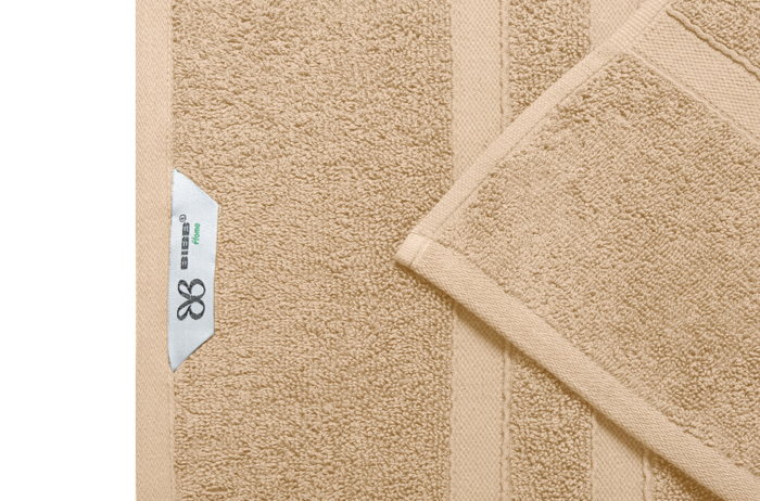 Bibb Home 12 Piece Zero Twist Egyptian Cotton Towel Set