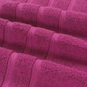 12-piece Raspberry Bibb Home 12 Piece Zero Twist Egyptian Cotton Towel Set