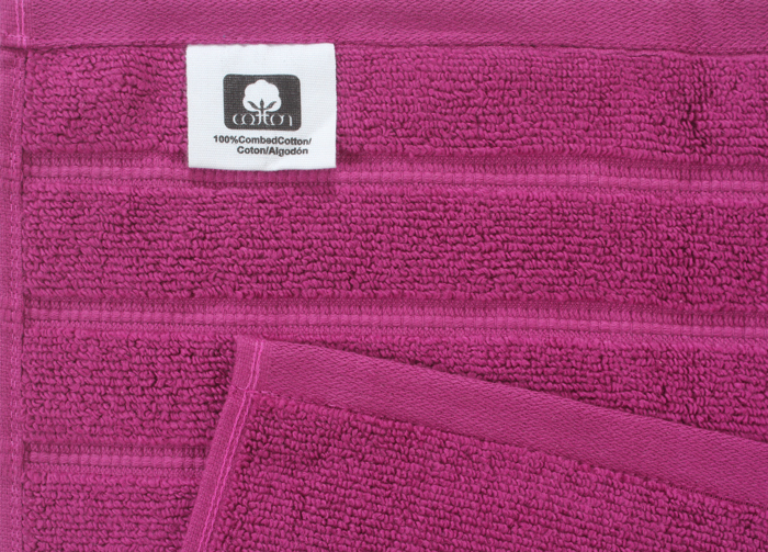 Bibb Home 12 Piece Zero Twist Egyptian Cotton Towel Set
