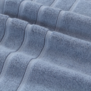 12-piece Dusty Blue Bibb Home 12 Piece Zero Twist Egyptian Cotton Towel Set