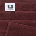 8-piece Chocolate Bibb Home 18 Piece Zero Twist Egyptian Cotton Towel Set