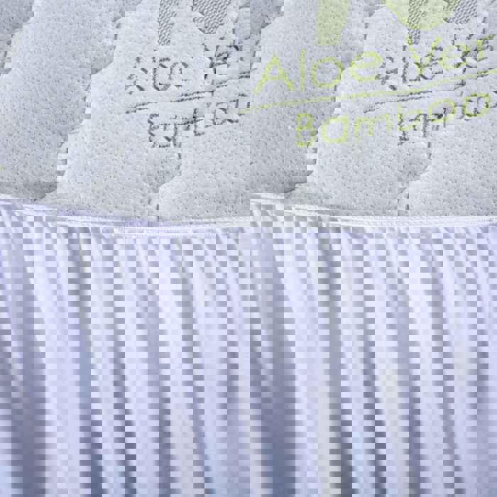 Aloe Vera Bamboo Hypoallergenic Mattress Pad
