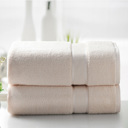 2-piece Cream Kathy Ireland 2-4 Piece Zero Twist Cotton Plush Bath Sheet Set