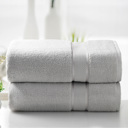 2-piece Silver Kathy Ireland 2-4 Piece Zero Twist Cotton Plush Bath Sheet Set