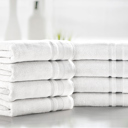 8-piece White Kathy Ireland 4-8 Piece Zero Twist Cotton Plush Bath Towel Set