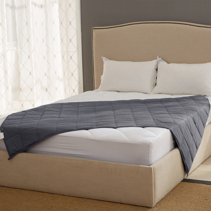 Kathy Ireland Weighted Blanket with Glass Beads