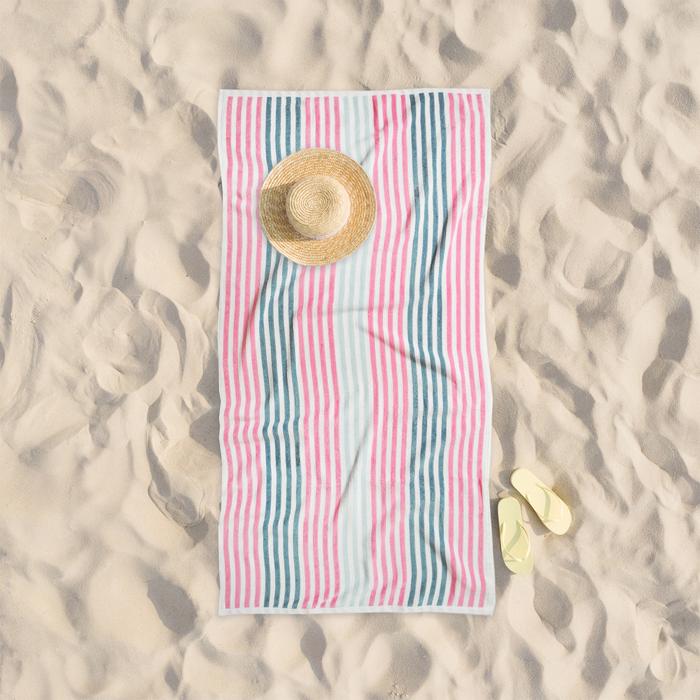 Dan River 2-4 Pack Cabana Stripe Beach Towel Set