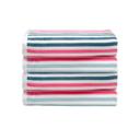 4-piece Pink/Blue Dan River 2-4 Pack Cabana Stripe Beach Towel Set