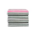 4-piece Pink/Green Dan River 2-4 Pack Cabana Stripe Beach Towel Set