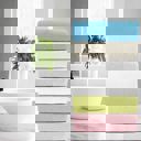  Dan River 6 Piece Popcorn Cotton Bath Towel Set