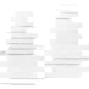  Dan River 6 Piece Popcorn Cotton Bath Towel Set