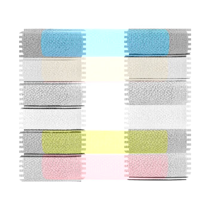 Dan River 24 Piece Popcorn Cotton Bath Towel Set